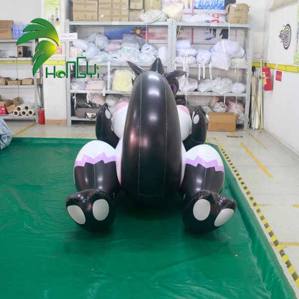 2.5m Shiny PVC Inflatable hongyi dragon with breasts , Inflatable sexy dragon girl