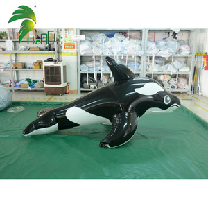 Lovely Double Layer PVC Inflatable Dolphin Suit Cartoon Costume Balloon