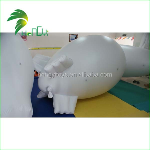 2017 Hot Sale Customized Inflatable White Blimp / Inflatable Mini Airship / Inflatable Small Zeppelin Balloon For Sale