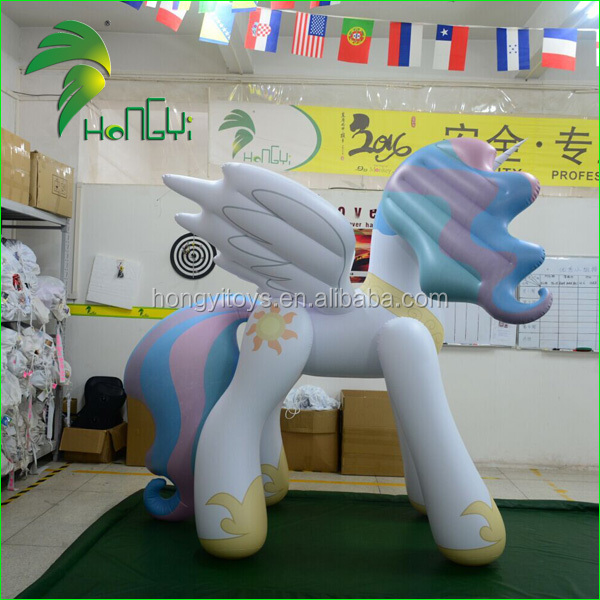 Big Size PVC Air Inflatable Horse Bouncer , Plastic Ride on Horse Toy , Inflatable Horse Adult