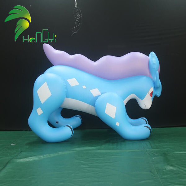 Hot Sale Blue Color Inflatable Laying Pokemon Toy Doll