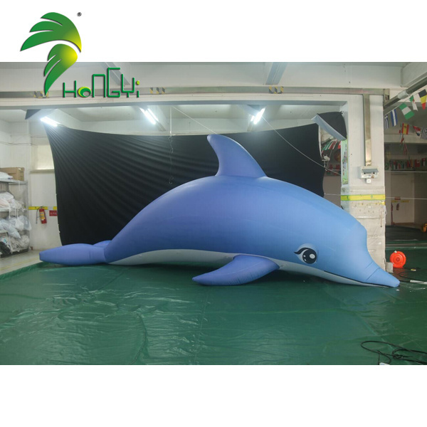 Giant Customized Promotional Helium Floating Air Sea Animal Dolphin Inflatable Model Balloon