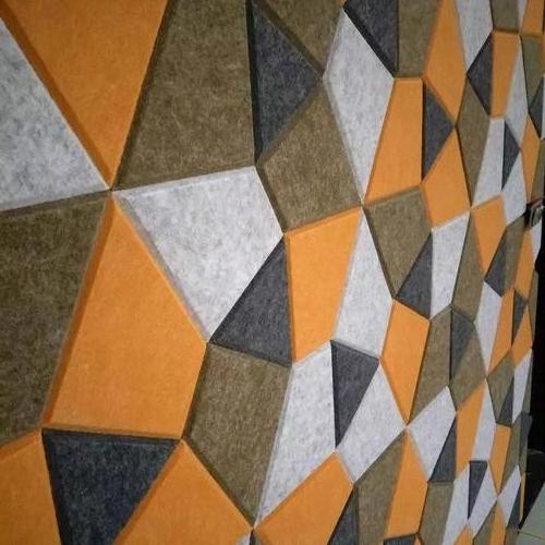 Large size soundproof acoustic wall panel for cutting any irregular shapes