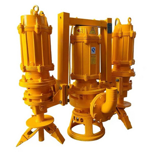 Dredging and sand mining vertical submersible slurry pump with agitator and efficient cement transportation 4 inches