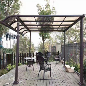 Waterproof Metal Pergola Biocmimatic Balcony Aluminium Polycarbonate Outdoor Gazebo Arches Garden Building