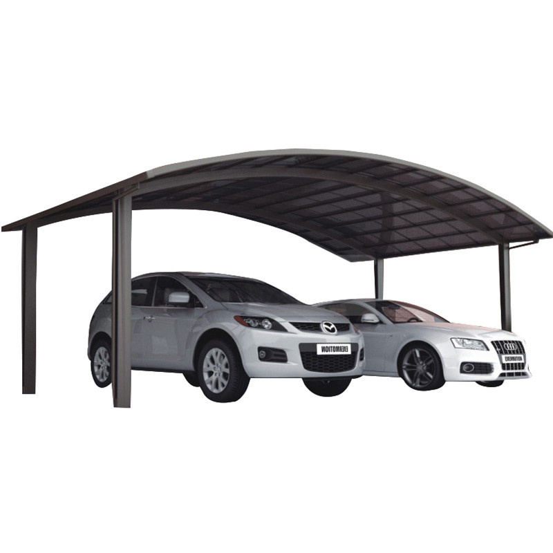 Modern Waterproof Plastic Pc Awnings Car Parking Canopy Aluminum Garages Polycarbonate Roof