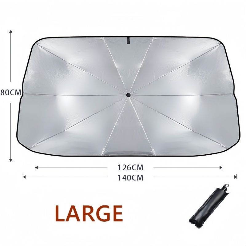 Sedan SUV Car Windshield Sunshade Interior Car Curtain Sunshade Lower Temperature For Summer Sun Shade car umbrella