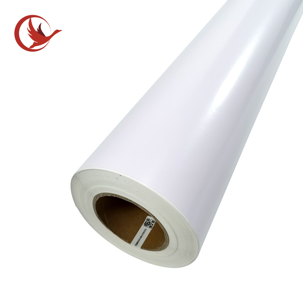 printable white self adhesive cutting vinyl roll 54 inch polymeric vinyl roll for solvent printing Printable vinyl