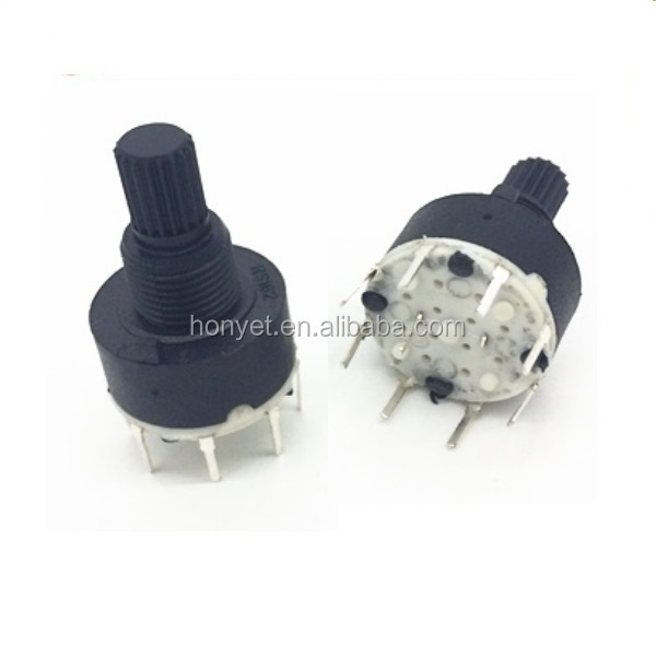 2P4T 4 position rotary switch