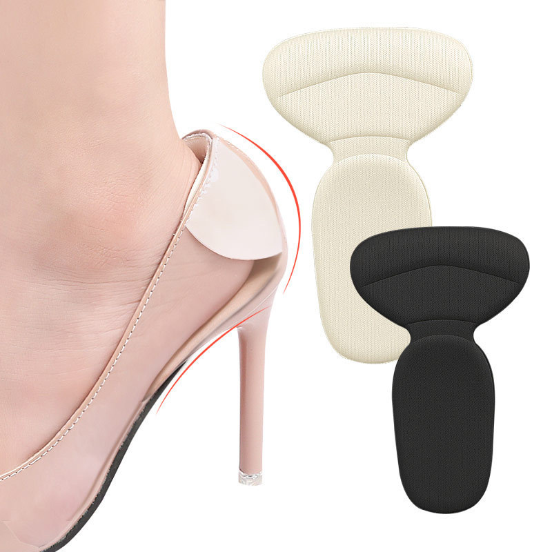 Semi-insole women's shoes back stick high heel liner Insert heel pain relief protective pad for shoe size adjuster