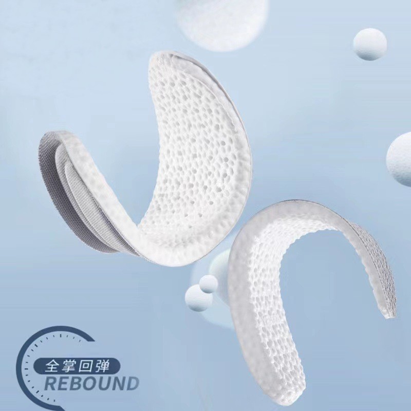 Super soft PU sports running shock absorption soft blue ball insoles wholesale manufacturers