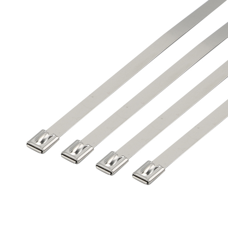 Low Price High Quality Ce,Self Locking  Metal Zip Tie High Quality Stainless Steel Cable Ties