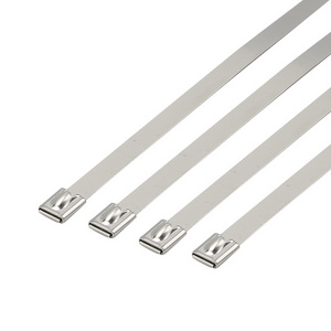 Low Price High Quality Ce,Self Locking  Metal Zip Tie High Quality Stainless Steel Cable Ties