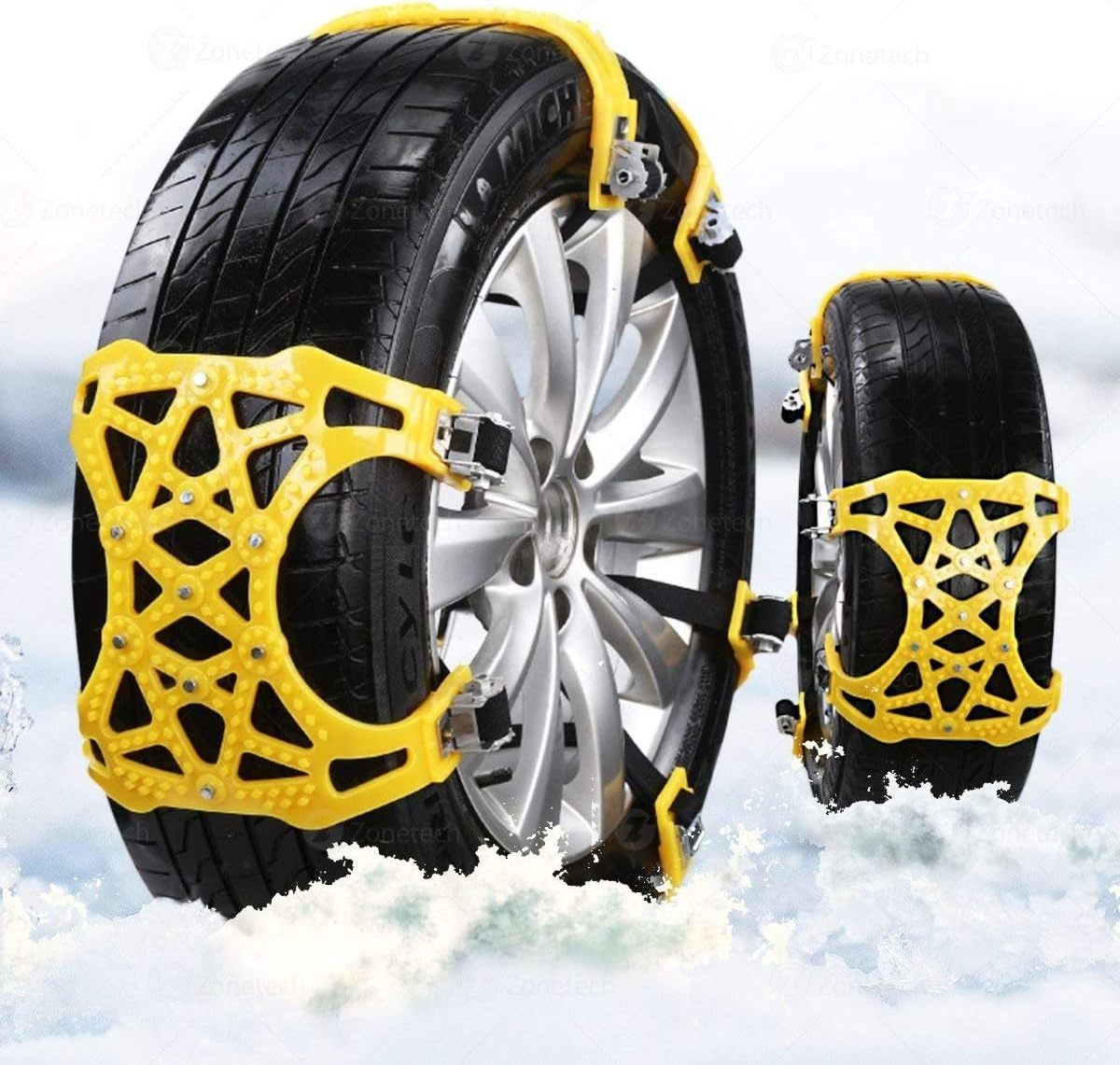 Premium Quality Strong Durable All Season Anti-Skid Car SUV and Pick Up Patterned Tire Chains Snow Chains For Car Tires