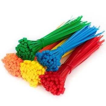 2023 new materials wholesale best price  5*300 colored  high quality plastic nylon cable ties