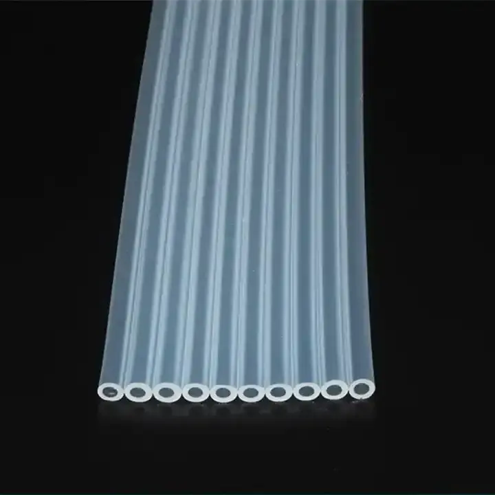 Flexible silicone rubber tube for vacuum peristaltic pump use extruded silicone hose for food grade milk use