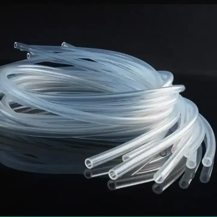 Flexible silicone rubber tube for vacuum peristaltic pump use extruded silicone hose for food grade milk use