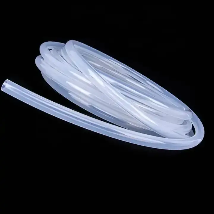 Flexible silicone rubber tube for vacuum peristaltic pump use extruded silicone hose for food grade milk use