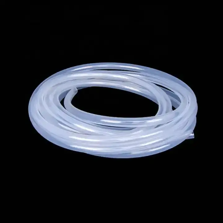 Flexible silicone rubber tube for vacuum peristaltic pump use extruded silicone hose for food grade milk use