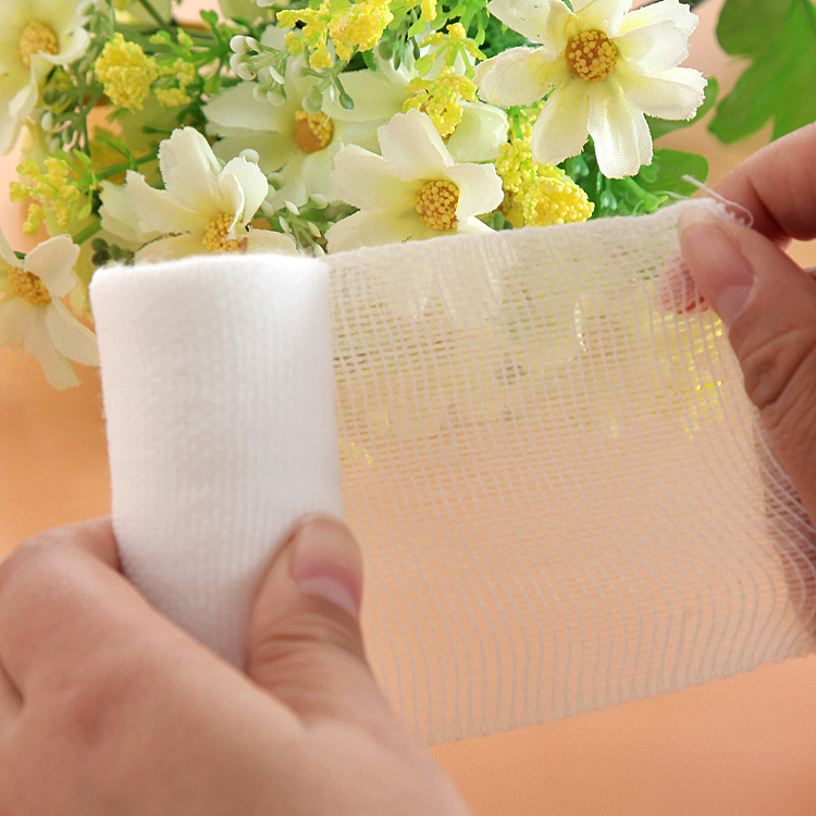 HY0898 High Elastic Fabric Gauze Dressing Conforming Bandage