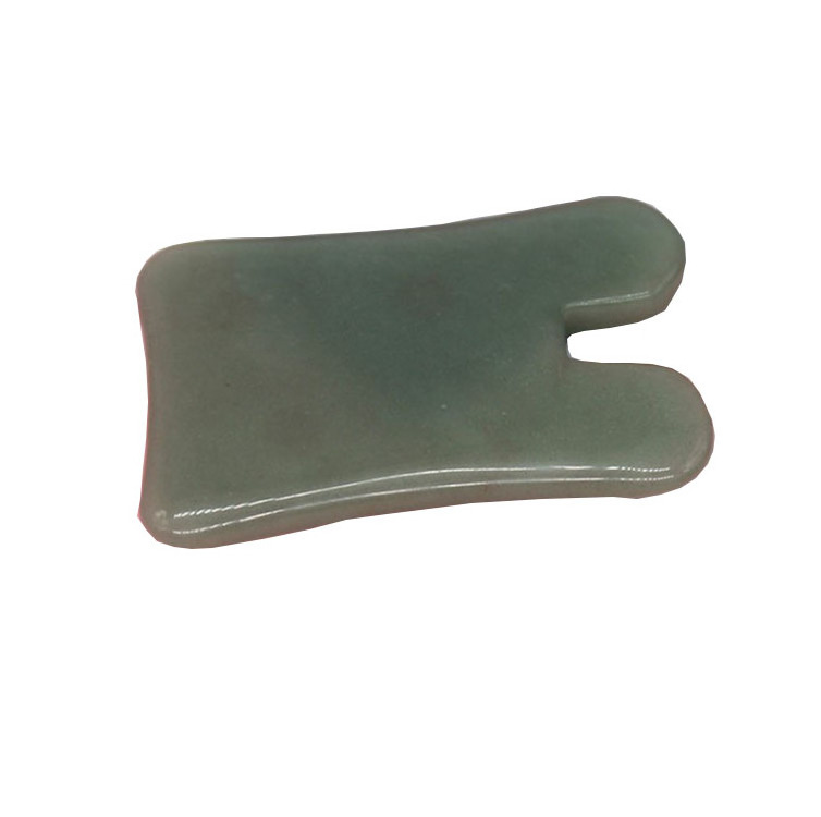 Jade Stone Guasha Massager Custom Logo Face Body Scraping Massage Tool Aventurine Jade Gua Sha Stone