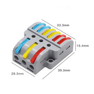 Docking Quick Wire Connector 3 Input 9 Output Lt933 Lt633 Electric Terminal Block Cable Wire Connector Spl