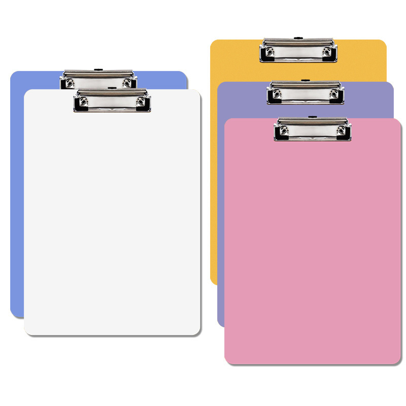 Foldable nurse folding clipboard sublimation file clipboard blank custom logo a4 plastic storage foldable clipboard file folder