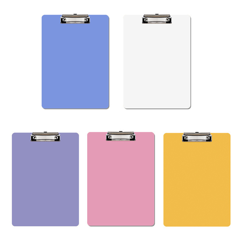 Foldable nurse folding clipboard sublimation file clipboard blank custom logo a4 plastic storage foldable clipboard file folder