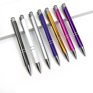 Hot Selling Metal Ball Point Pen Promotional Branded Luxury Business Heavy Weight Ballpoint Gel Ink Pens with Custom Logo