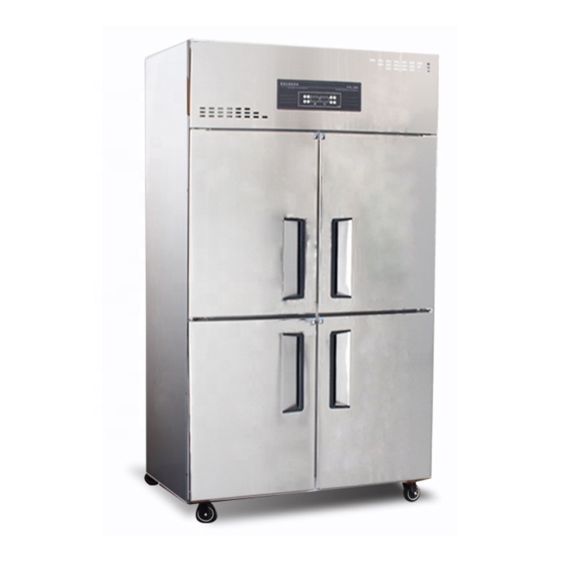 Manufacturers Commercial display refrigerator fridges 4 Doors vertical freezer