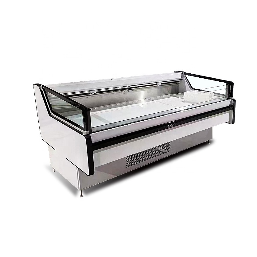 Top Open Meat Counter Refrigerator meat display fridge for sale