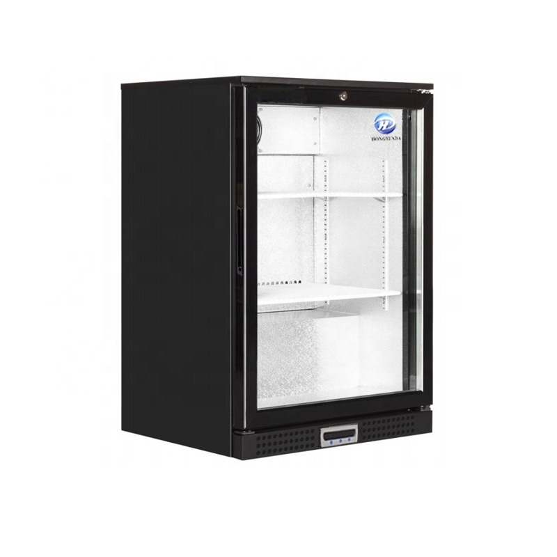 Small Vertical Ice Cream Mini Commercial Countertop Display Freezer