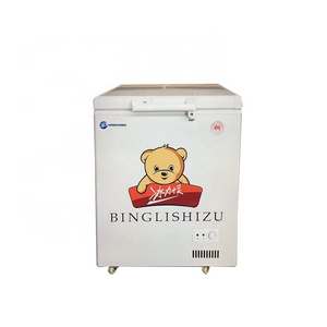 Small Portable Home Single Door deep freezer mini ice cream freezer