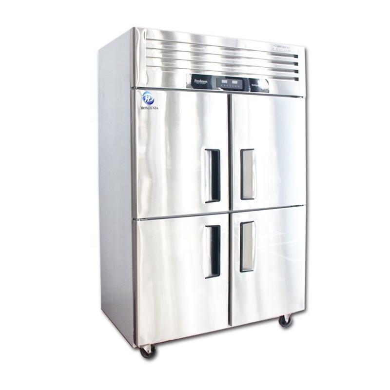 Manufacturers Commercial display refrigerator fridges 4 Doors vertical freezer