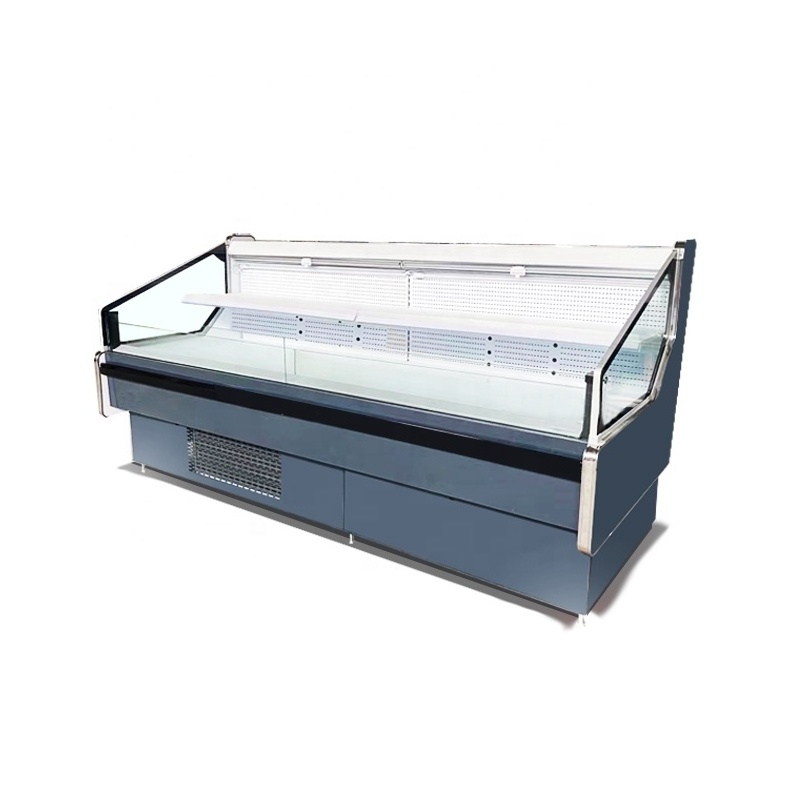 Top Open Meat Counter Refrigerator meat display fridge for sale