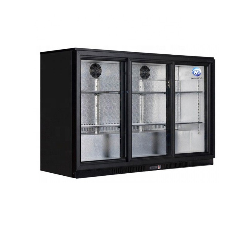 Small Vertical Ice Cream Mini Commercial Countertop Display Freezer