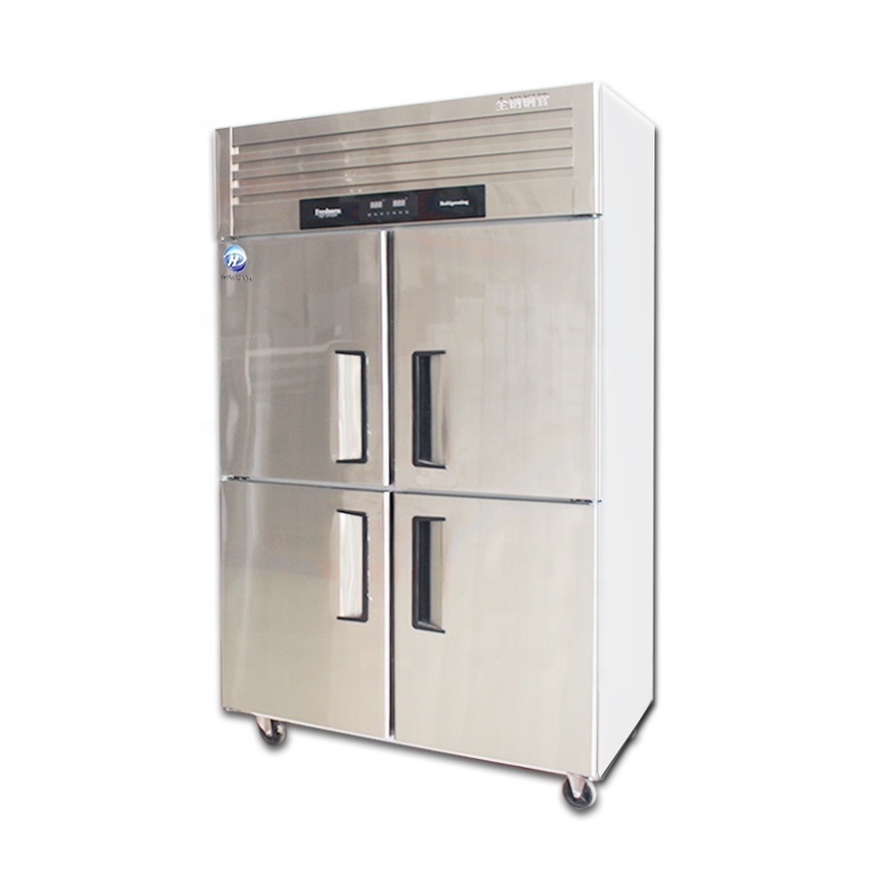 Manufacturers Commercial display refrigerator fridges 4 Doors vertical freezer