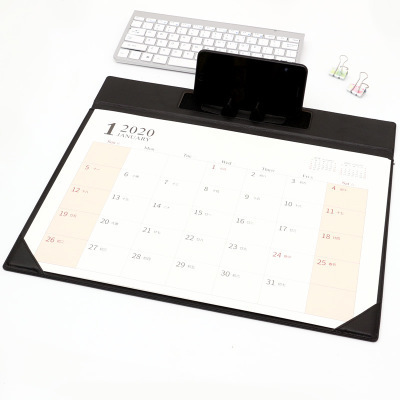 Colorful Design Table Monthly Desk Pad Calendars, Custom Desk Pad Calendar