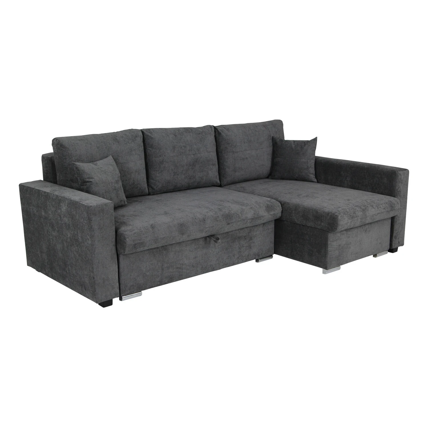 fabric couch sectional sofa with chaise long living room furniture storage sofa bed