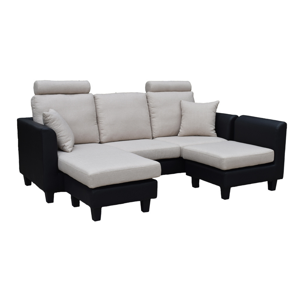 Customizable sofa l shaped sofa modern design liivng room furniture modular set wholesale