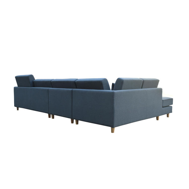 L shape sofa set furniture living room blue velvet sofa new product golden supplier 12 seater sofa set