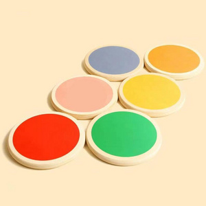 Avrsol Kids Balance Beam Wooden 5 Stepping Stones Montessori Furniture Balance B