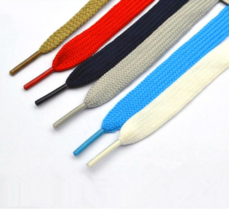 Hot sale flat elastic shoe laces shoelace Hoodie rope silicone shoelaces cotton shoelace