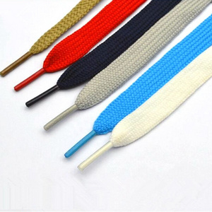 Hot sale flat elastic shoe laces shoelace Hoodie rope silicone shoelaces cotton shoelace