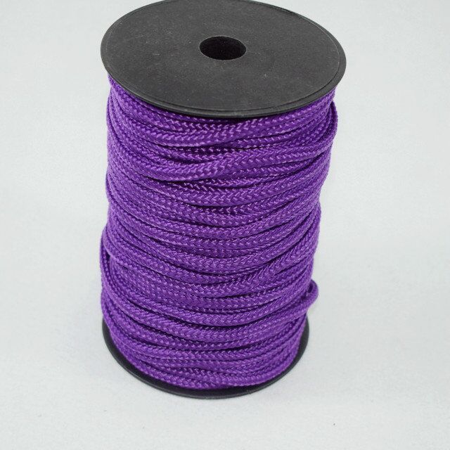 Hot sale durable strong round double braided polyester rope nylon rope