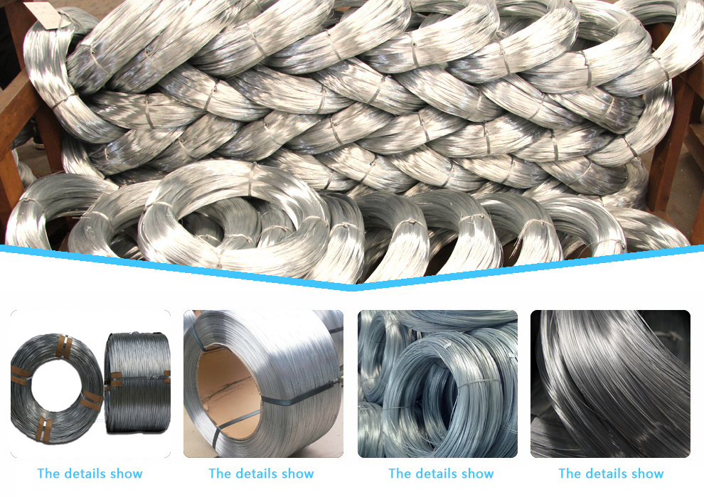 galvanised steel wire 16 gauge hot dipped electro galvanized low price iron wire