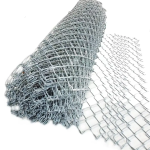 3mm wire 50x50 diamond mesh hot dip galvanized 6ft chain link iron wire mesh fence / pvc coated chain link fencing 50ft rolls