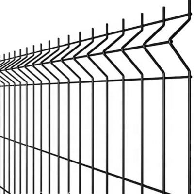 3D Fence Panels Curved Fencing Garden Wire Mesh Fence With V Folds