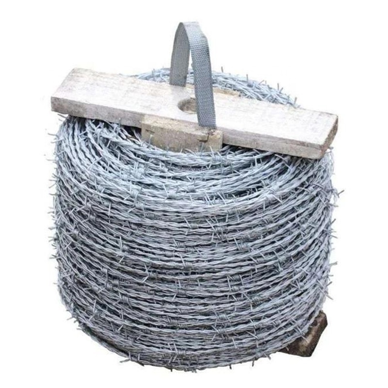 Hot-Dip Galvanized Barb Wire Roll, 18 Gauge Strong and Flexible Wire for Crafts Baseball Ball and Yard Garden