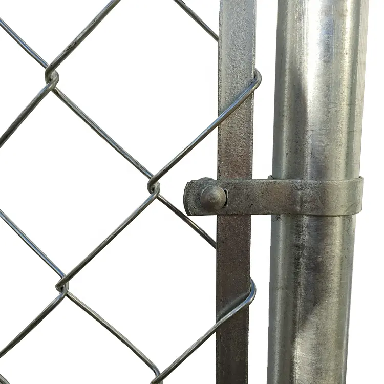 Wholesale removable galvanized 6x10ft chain link fence panel temporary chain link fence